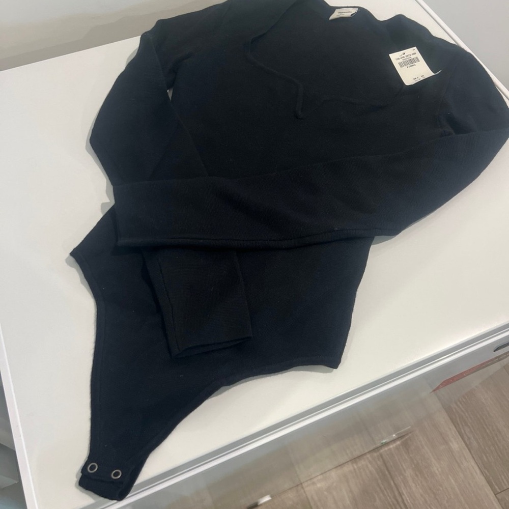 Black Long Sleeve Bodysuit